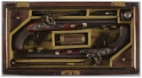 Presentation Cased W. Ketland & Co. Flintlock Pistols