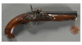 Relief Carved Miniature European Percussion Pistol