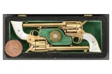 Pair of Baez/Kopp 1/5 Scale Single Action Army Revolvers
