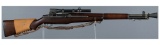 U.S. Springfield M1C Style Garand Rifle with Lyman Scope