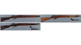 Three British SMLE Bolt Action Rifles