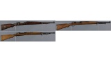 Three Mauser Military Bolt Action Long Guns