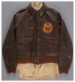 WWII 462nd Parachute Field Artillery Battalion A-2 Flight Jacket