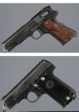Two German Proofed Semi-Automatic Pistols
