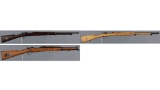 Three Swedish Mauser Bolt Action Rifles