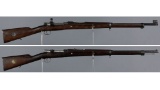 Two Swedish Carl Gustaf Mauser Bolt Action Rifles