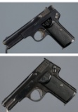 Two German Friedrich Langenhan Semi-Automatic Pistols