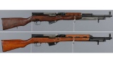 Two SKS Pattern Semi-Automatic Rifles