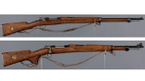 Two Swedish Mauser Bolt Action Rifles