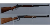 Two Winchester Lever Action Long Guns