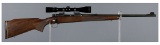 Pre-64 Winchester Model 70 Bolt Action Rifle with Scope