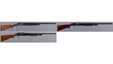 Three Winchester Slide Action Shotguns