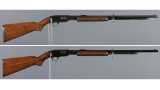 Two Winchester Model 61 Slide Action Rifles