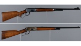 Two Winchester Lever Action Rifles