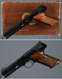 Two Colt Woodsman Match Target Semi-Automatic Pistols
