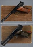 Two Colt Woodsman Series Semi-Automatic Pistols with Boxes