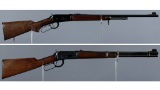 Two Winchester Lever Action Long Guns