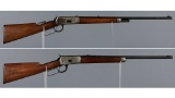 Two Winchester Lever Action Rifles