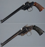 Two Smith & Wesson Single Shot Pistols