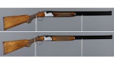 Two Beretta Silver Snipe Over/Under Shotguns