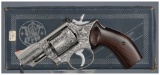 Engraved Smith & Wesson Model 66 Double Action Revolver