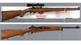 Two Ruger Semi-Automatic Sporting Rifles