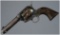 Black Powder Frame Colt Single Action Army Revolver with Letters