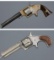 Two Antique American Revolvers