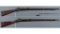 Two U.S. Springfield Trapdoor Military Rifles