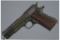 World War II U.S. Colt Model 1911A1 Pistol with Holster