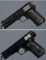 Two Colt Semi-Automatic Pocket Pistols