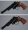Two Smith & Wesson N Frame Double Action Revolvers