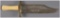 Randall Model 12-11 Brass Back Smithsonian Bowie Knife