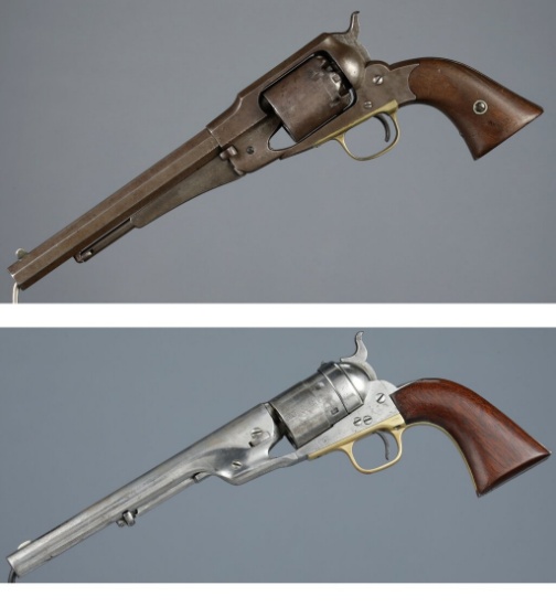 Two Antique American Single Action Revolvers