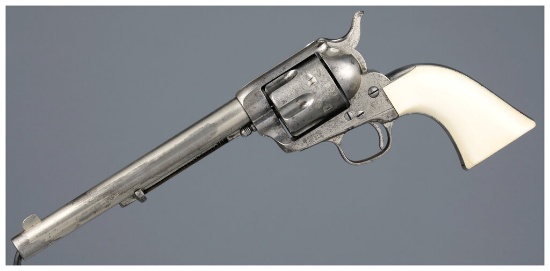 Antique Colt Etched Panel Frontier Six Shooter SAA
