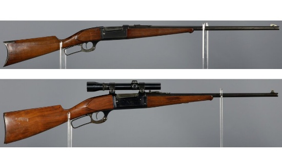 Two Savage Model 99 Lever Action Rifles
