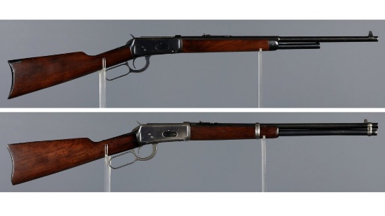 Two Winchester Lever Action Long Guns