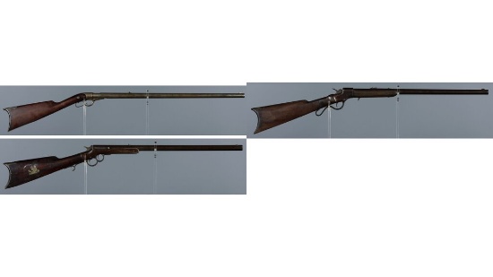 Three American Single Shot Rimfire Rifles