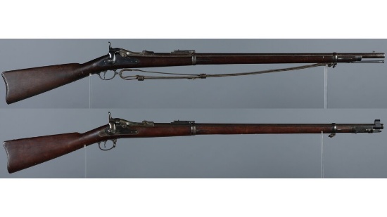 Two U.S. Springfield Trapdoor Rifles