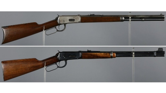 Two Winchester Lever Action Long Guns