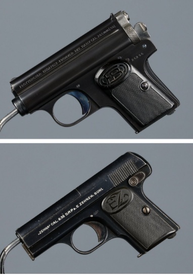 Two European Semi-Automatic Pocket Pistols