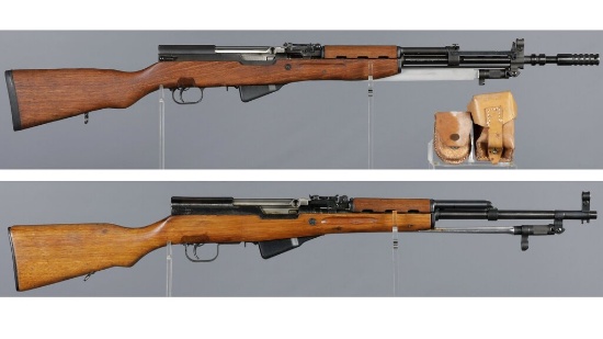 Two SKS Semi-Automatic Rifles