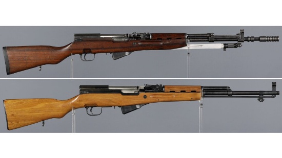 Two SKS Pattern Semi-Automatic Rifles