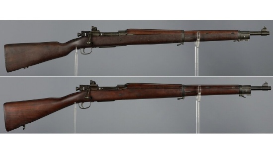 Two U.S. Model 03-A3 Bolt Action Rifles