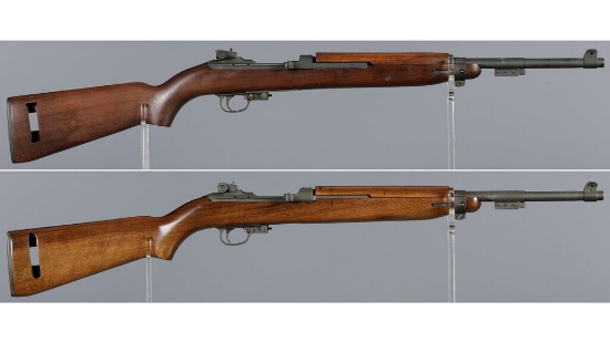 Two U.S. M1 Semi-Automatic Carbines