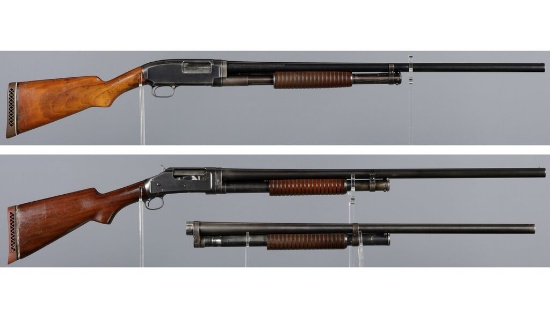 Two Winchester Slide Action Shotguns