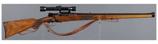 Simson & Co. Engraved German Model 98 Rifle with Zeiss Scope
