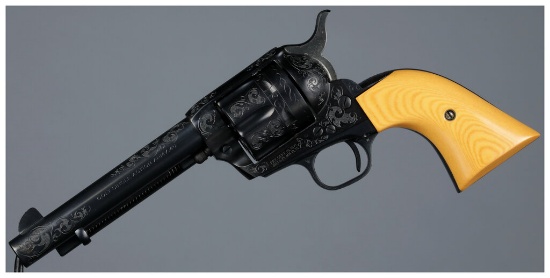 Engraved Colt Second Generation Single Action Army