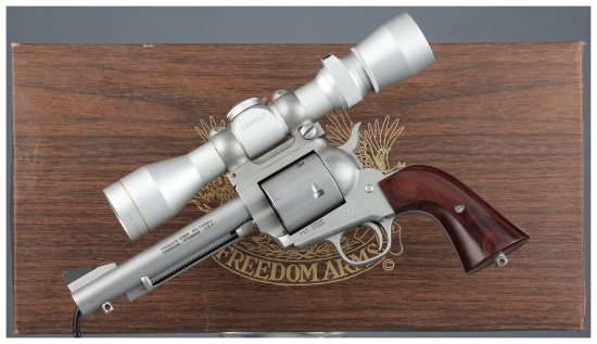 Freedom Arms Field Grade Single Action Revolver with Scope