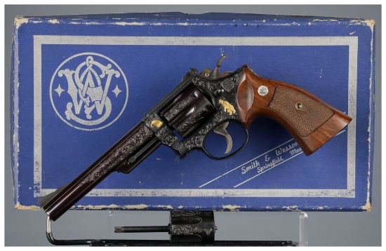 Tuscano Engraved Smith & Wesson Model 53 Double Action Revolver
